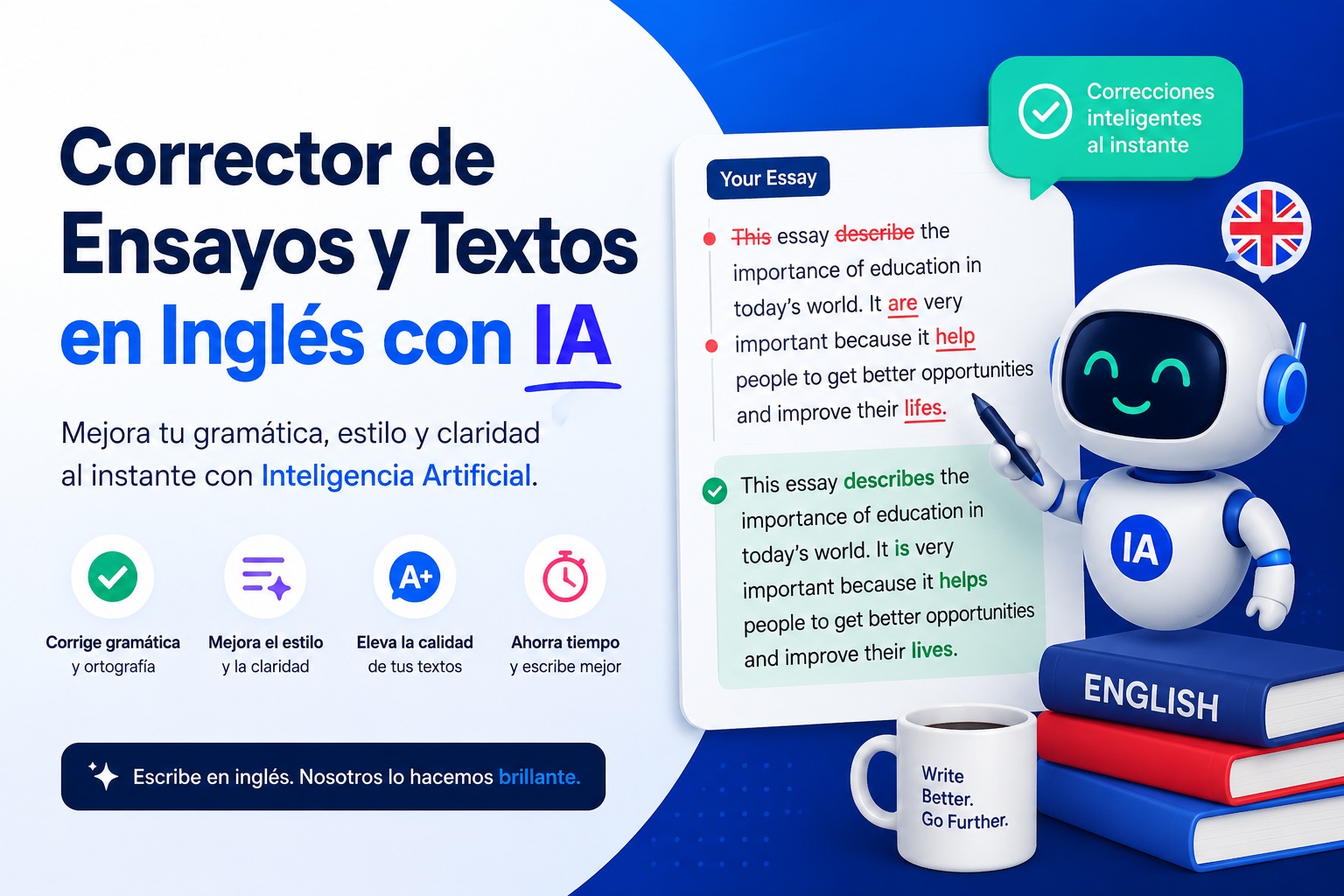 corrector de ensayos y tesis en inglés